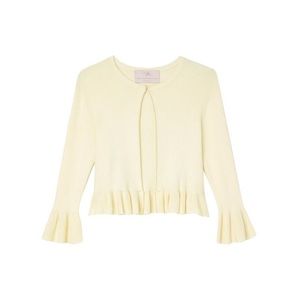 Gal Meets Glam Cara Sweater Yellow Size Small NWOT